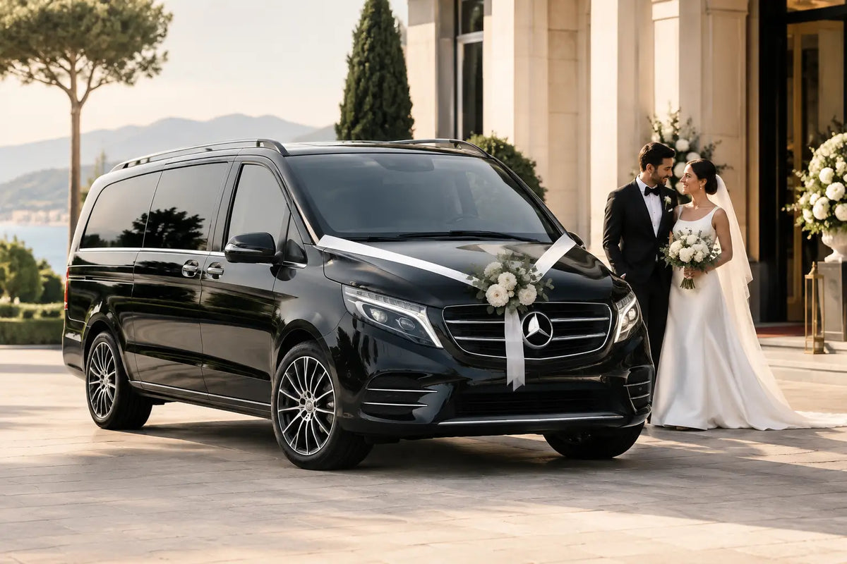 Mercedes V-Class Wedding Transport for Your Day