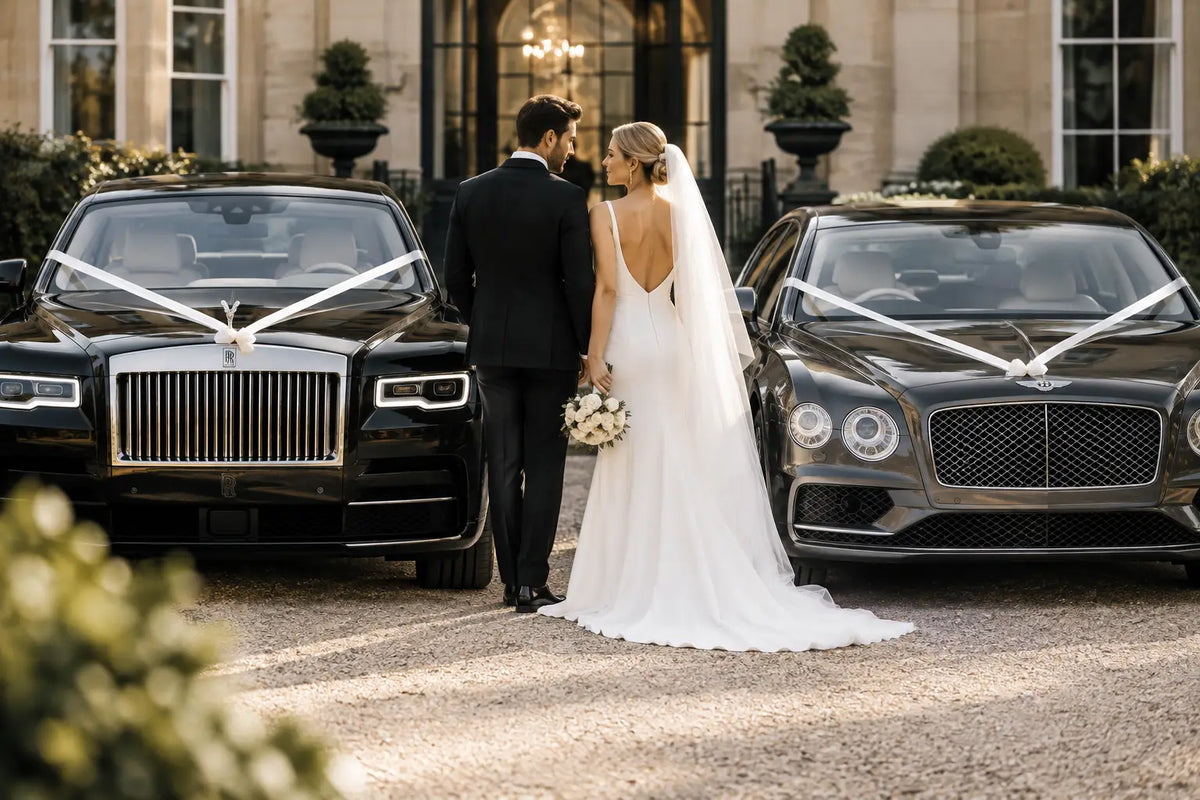 Choosing a Rolls-Royce versus Bentley bridal car